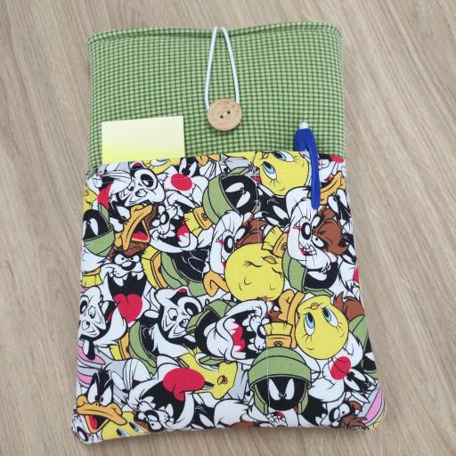FUNDA PARA LIBRO PIOLIN VERDE 