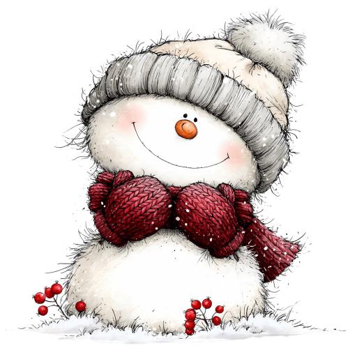TRANSFER DTF MUÑECO DE NIEVE NAVIDAD 2   ( 12/14 cm )  [0]