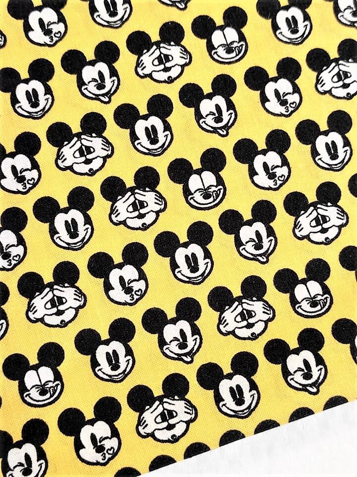 Punto colorido Disney 3 pack Mickey Mouse Calcetín Medio alto Sin tejido de rizo 