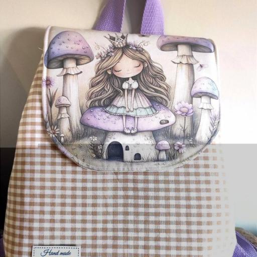 LÁMINA IMPRESA EN OXFOR IMPERMEABLE SERIE JARDIN DE HADAS  2 [7]