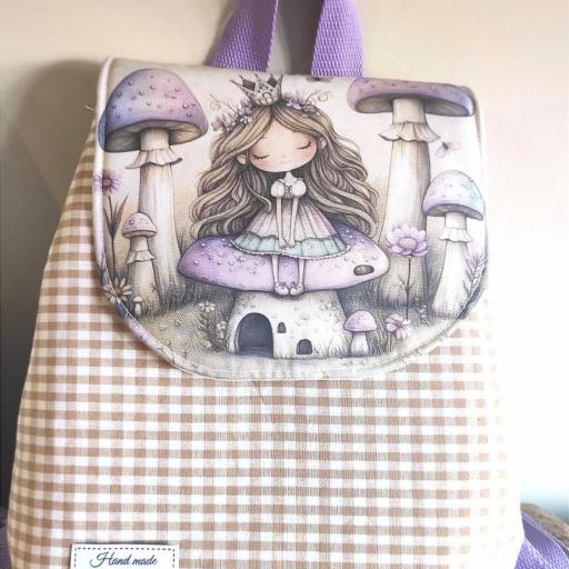 LÁMINA IMPRESA EN OXFOR IMPERMEABLE SERIE JARDIN DE HADAS   [6]