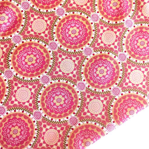PATCHWORK AMERICANO LLAMA NIRVANA CORAL 