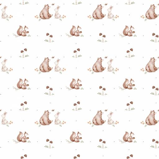 OSOS Y ARDILLAS ( DIBUJO PEQUEÑITO )    ALGODÓN PREMIUM 130 GR   [0]