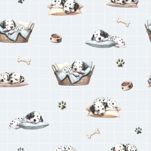 PERROS DÁLMATAS   ( EN 10 TEJIDOS DISTINTOS ) 