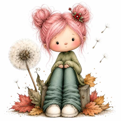 TRANSFER DTF NIÑAS DE OTOÑO 1   ( 12/14 cm )  [0]