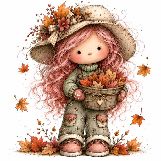 TRANSFER DTF NIÑAS DE OTOÑO  11 ( 12/14 cm )  [0]
