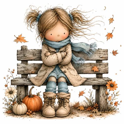 TRANSFER DTF NIÑAS DE OTOÑO  14 ( 12/14 cm )  [0]