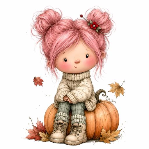 TRANSFER DTF NIÑAS DE OTOÑO  20   ( 12/14 cm )  [0]