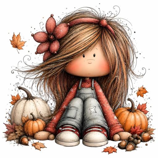 TRANSFER DTF NIÑAS DE OTOÑO  21   ( 12/14 cm )  [0]