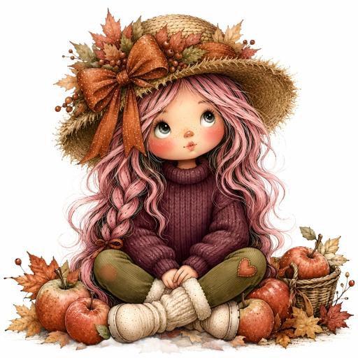 TRANSFER DTF NIÑAS DE OTOÑO 4  ( 12/14 cm )  [0]