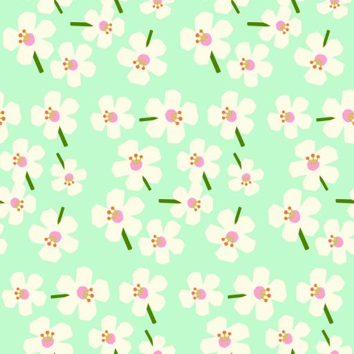 FLORES RETRO 2  ( EN 10 TEJIDOS DISTINTOS )  [0]