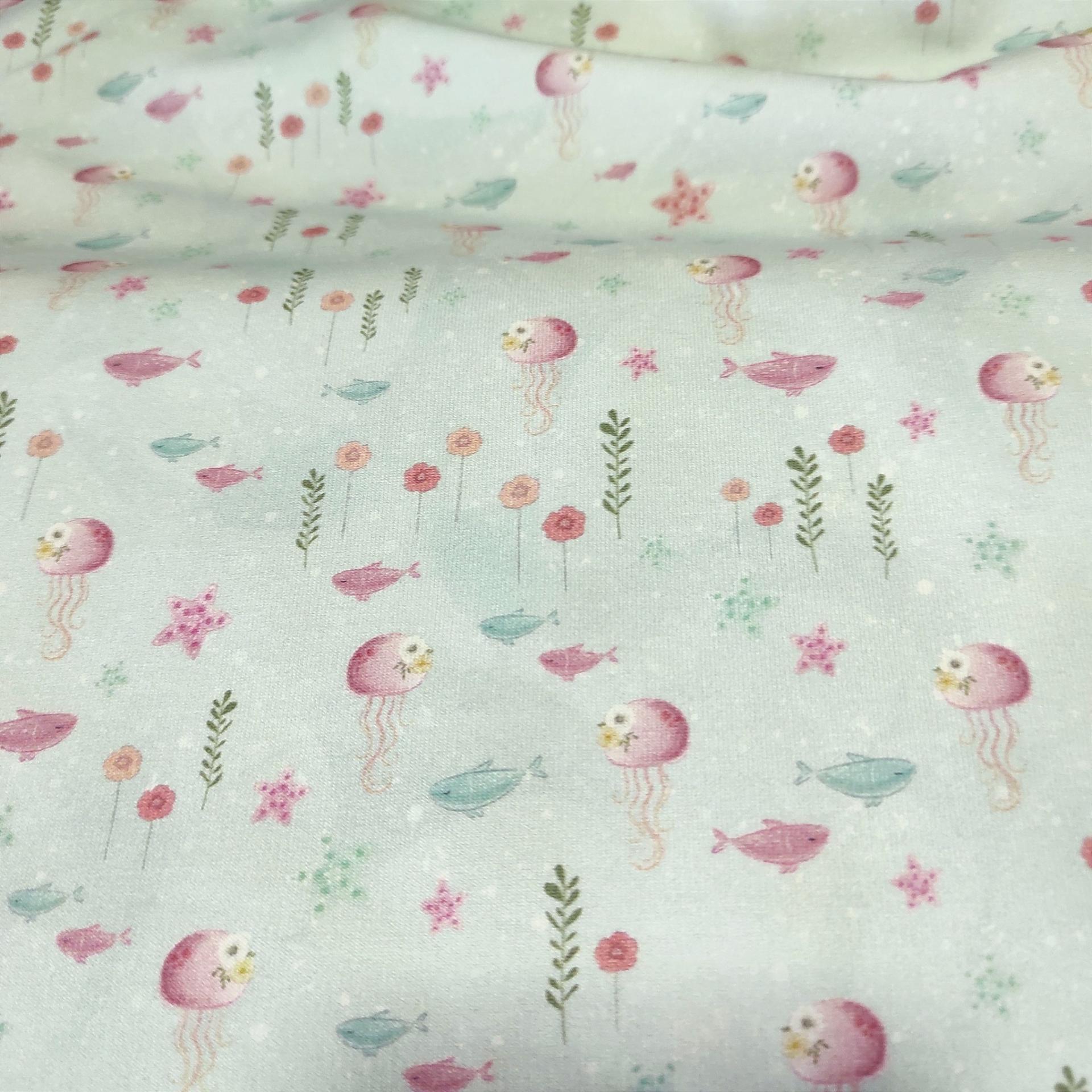 50 CM SUDADERA FRENCH TERRY PREMIUM MEDUSAS Y PECES