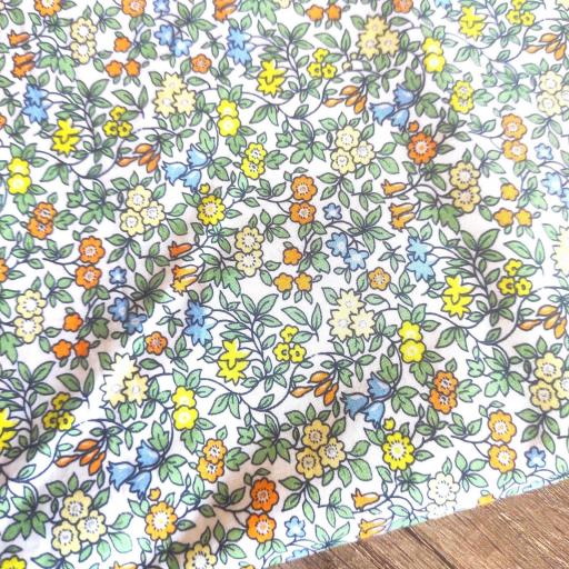 RETAL 60X150 CM  FLORES ALGODÓN  [0]
