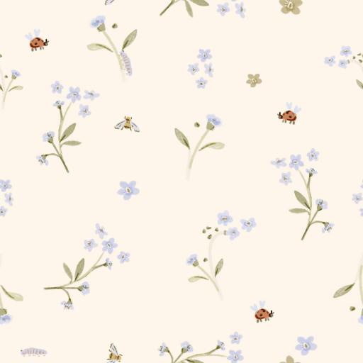 MINI FLORES LILAS Y MARIQUITAS  ( EN 10 TEJIDOS DISTINTOS )  [0]