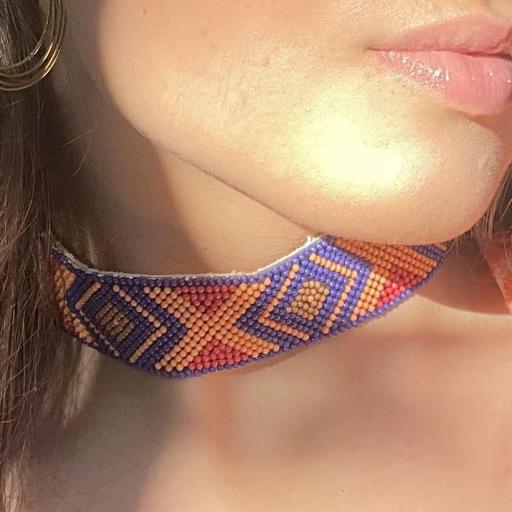 Choker étnico naranja [2]