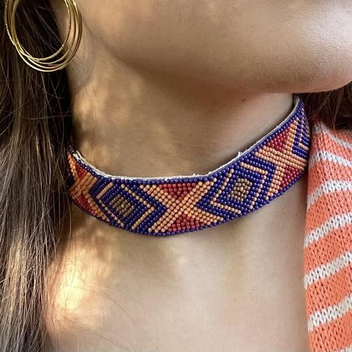 Choker étnico naranja [3]