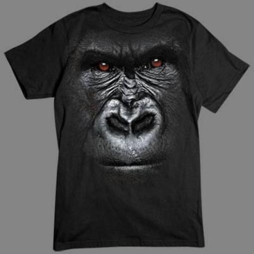 Camiseta en 3D Gorila