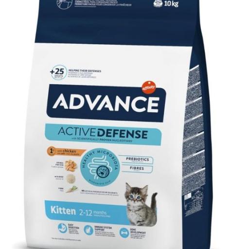 Advance Cat Kitten, Pienso para Gatitos Kitten con Pollo [1]