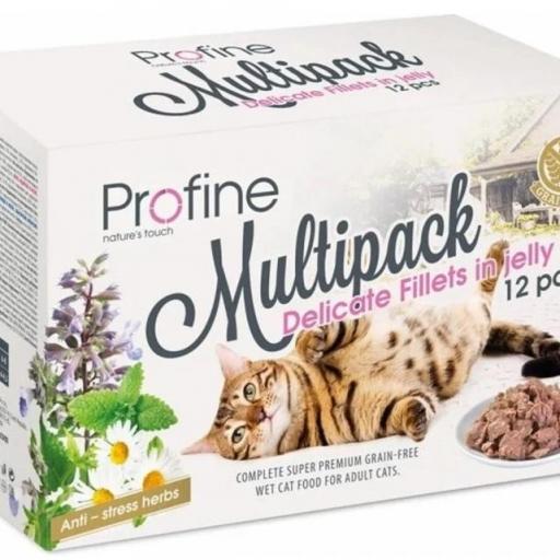 PROFINE CAT POUCH JELLY MULTIPACK 12X85G