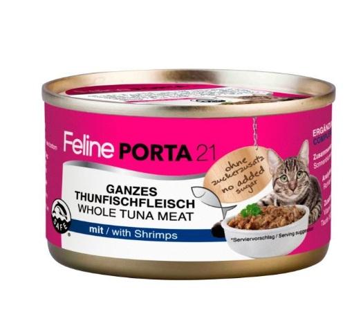 Feline Porta 21 156 gr atún con gambas