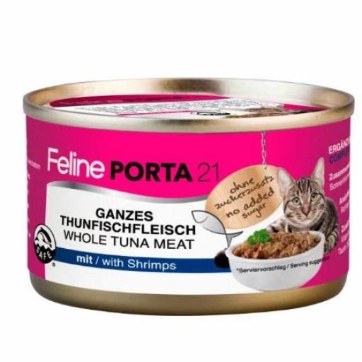Feline Porta 21 156 gr atún con gambas