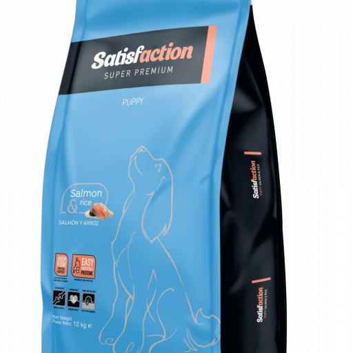 Satisfaction Puppy Salmón y Arroz 2kg