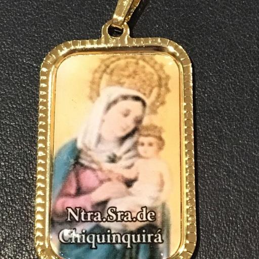 Ntra. Sra. De Chiquinquira. Colombia Medalla 3x2 cm.
