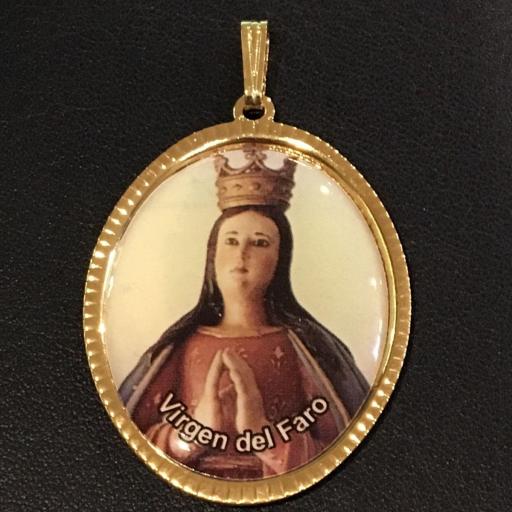 Virgen Del Faro Medalla 3,5 cm.
