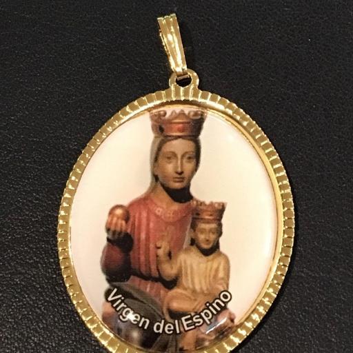 Virgen Del Espino Medalla 3,5 cm. 