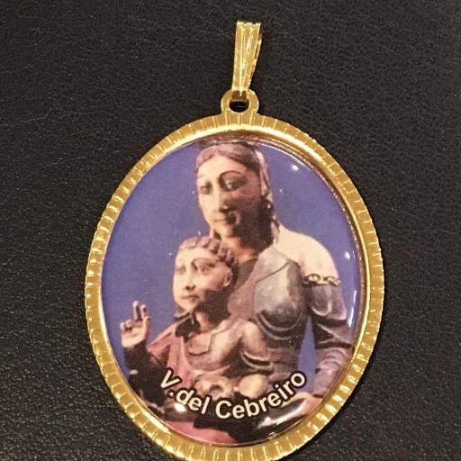 Virgen Del Cebreiro Medalla 3,5 cm.