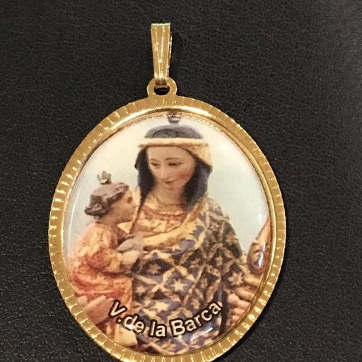 Virgen De La Barca Medalla 3,5 cm.
