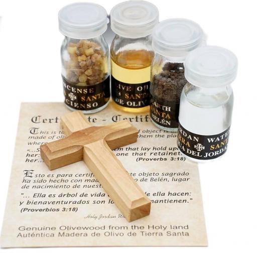  ☆ AGUA BENDITA DE LA TIERRA SANTA - CERTIFICADA ☆ HOLY WATER CERTIFIED [1]