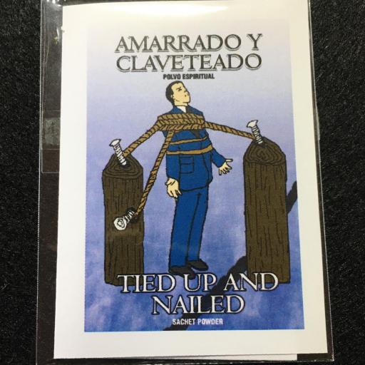 AMARRADO Y CLAVETEADO POLVO ESPIRITUAL