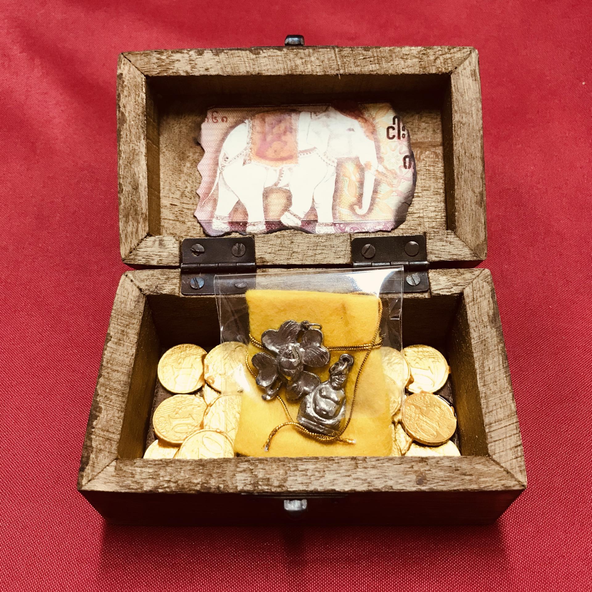Amuleto Tailandés Caja del Dinero - Thai amulet money box