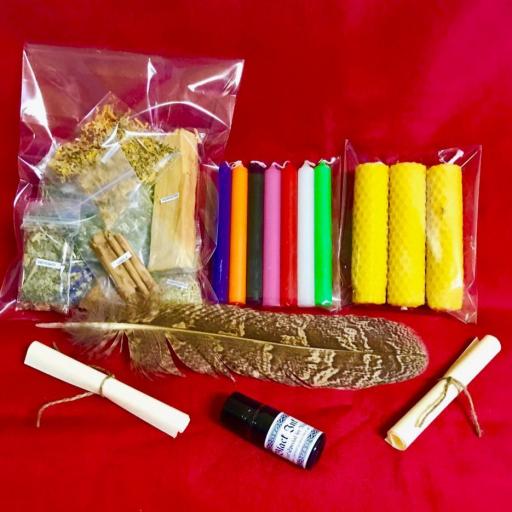  ☠ KIT DE BRUJAS ☠ WITCHES KIT ☠ BRUJERIAS RITUAL HECHIZOS ☠ SPELL WITCHCRAFT 