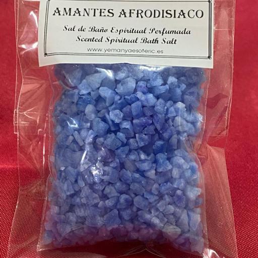 AMANTES AFRODISIACO -  SAL DE BAÑO ESPIRITUAL  50 gr.