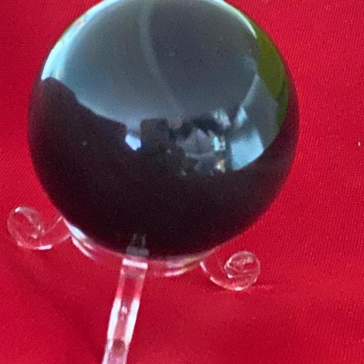  Esfera de Obsidiana Arcoiris 50mm con peana de metraquilato  [2]
