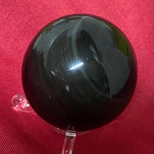  Esfera de Obsidiana Arcoiris 50mm con peana de metraquilato  [1]