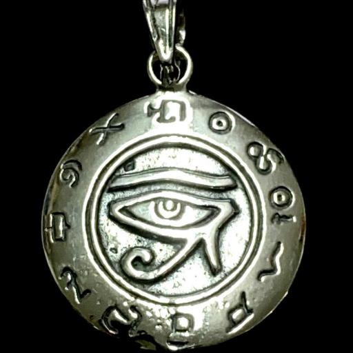 Colgante Ojo de Horus - Plata de Ley 925 - 2,5cm  - Protección