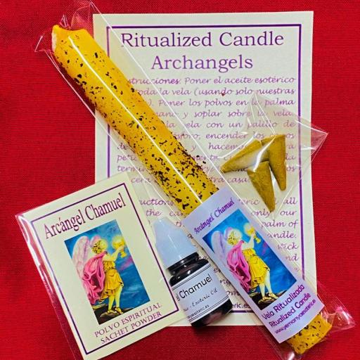 Vela Ritualizada Arcangel Chamuel  [0]