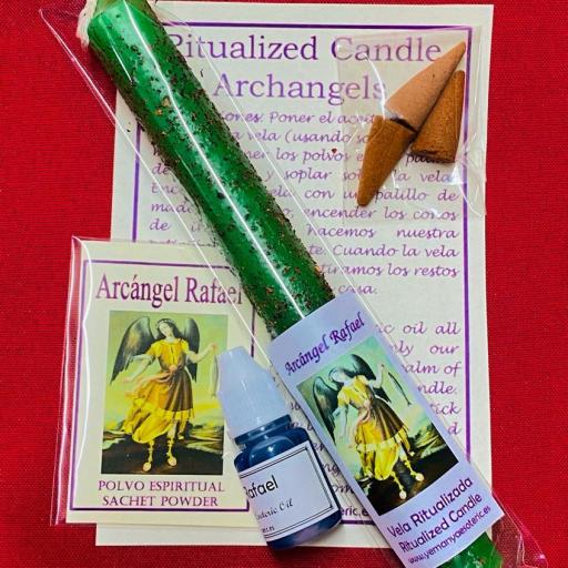 Vela Ritualizada Arcangel Rafael  [0]
