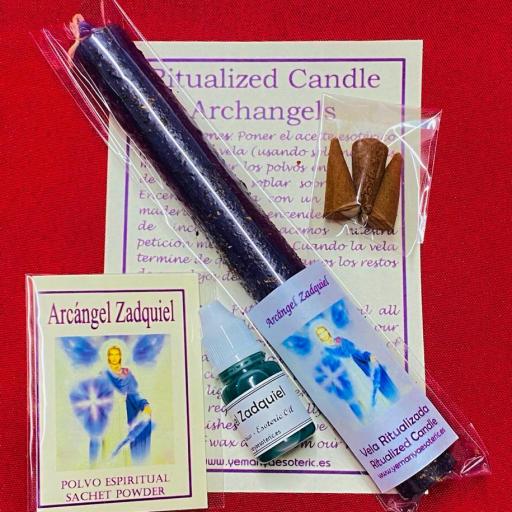 Vela Ritualizada Arcangel Zadquiel [0]