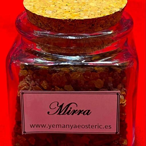 Incienso Mirra Tarro cristal - 50 gramos aprox.