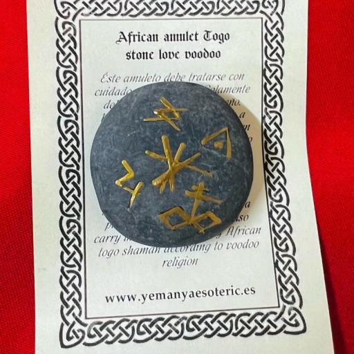 Amuleto Africano Togo - piedra del amor -  stone love voodoo 