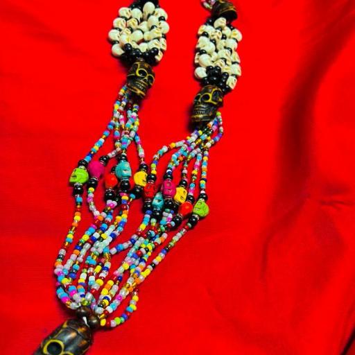  Fantástico Collar de Muerto - Collar de Santo - Collar Mazo de Protección - Ritualizado -  Santería [2]