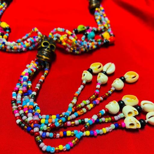  Fantástico Collar de Muerto - Collar de Santo - Collar Mazo de Protección - Ritualizado -  Santería [4]