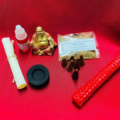 Kit Ritual Budha Amor con instrucciones