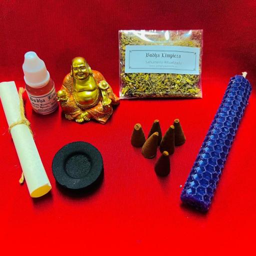 Kit Ritual Budha Limpieza con instrucciones