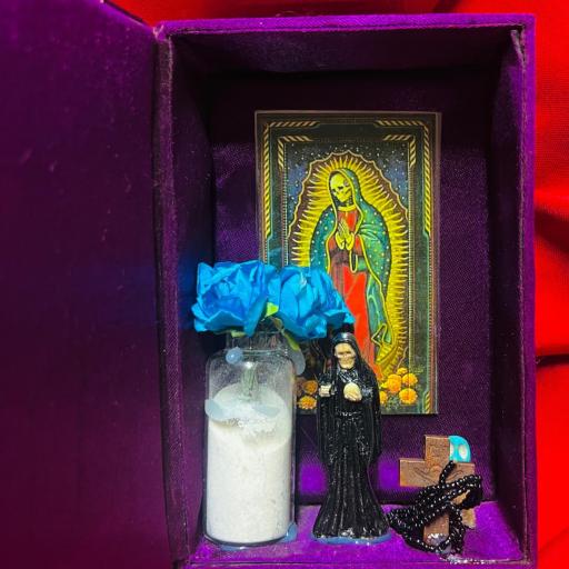  ✞ ✞ ✞ MINI ALTAR SANTA MUERTE  ✞ ✞ ✞   ALTARES DE LA SANTA MUERTE  (MADE IN MEXICO) [5]