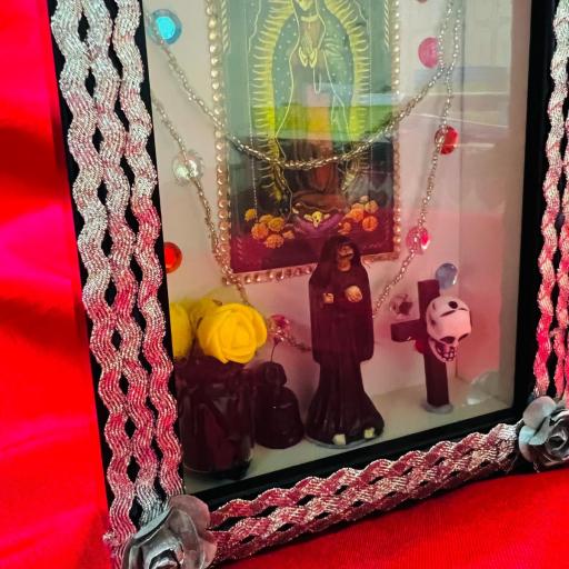  ✞ ✞ ✞ MINI ALTAR SANTA MUERTE  ✞ ✞ ✞   ALTARES DE LA SANTA MUERTE  (MADE IN MEXICO) [1]